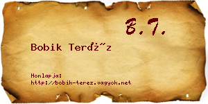 Bobik Teréz névjegykártya